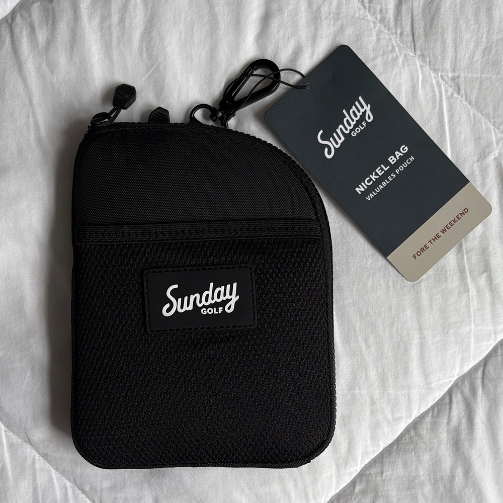 Sunday Golf Black Nickel Bag